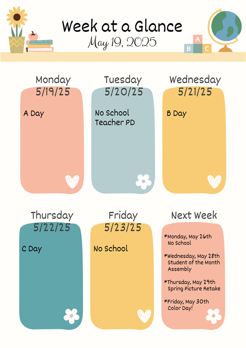 Week at a Glance